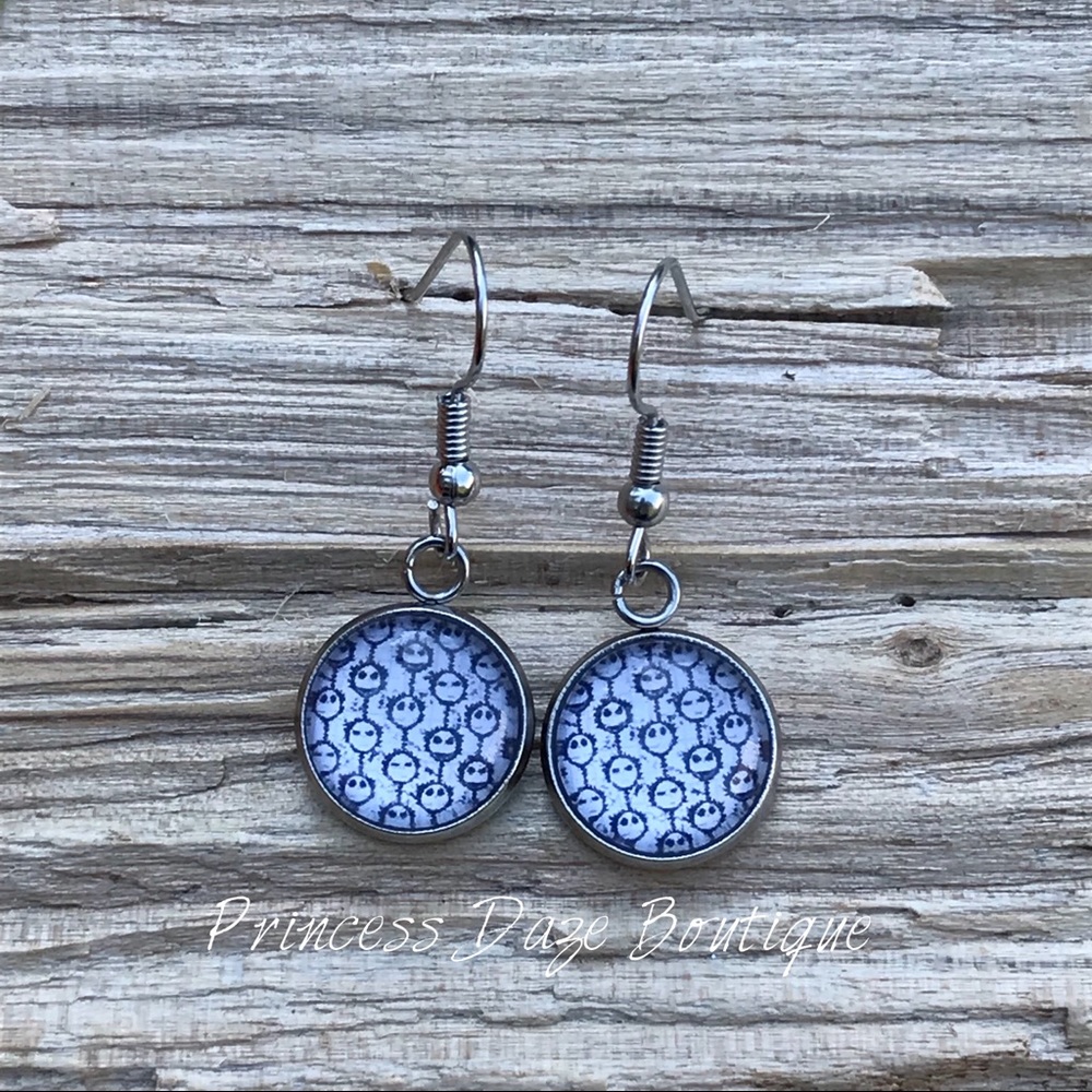 Jack Skellington Dangle Earrings